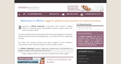 Desktop Screenshot of offertamaterassi.com